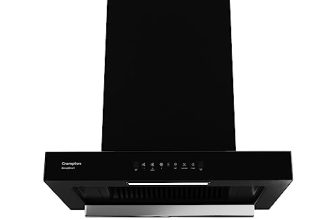 Crompton SensoSmart Box 60cm Baffle Filter Auto Clean Wall Mounted Chimney Black 1620 CMH – CHD-SSB60BFE-MBL