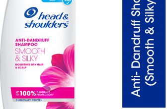 HEAD & SHOULDERS Smooth and Silky Anti-Dandruff Shampoo for All-Hair Types(340 ml)
