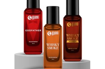 Beardo Brotherhood Blend- GodFather, Whisky Smoke Perfume & Whiskey Smoke Bourbon Perfume for Men (20ml x 3) | Long Lasting Fragrance | Long Lasting Perfume for Men | Gift for Men | Gift for Friend