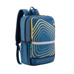 American Tourister Aleo 3.0, 20L Volume 2 Compartment School Backpack with Front Organizer and Spacious Interiors for Girls and Boys – Teal
