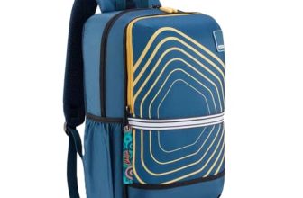 American Tourister Aleo 3.0, 20L Volume 2 Compartment School Backpack with Front Organizer and Spacious Interiors for Girls and Boys – Teal