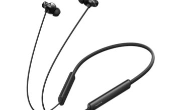 realme Buds Wireless 3 Neo in Ear Bluetooth Neckband with 13.4 Mm Dynamic Bass Boost Driver,Upto 32 Hours Playback,Fast Charge,Ai Enc,45Ms Low Latency,Ip55 Dust&Water Resistannt&Bluetooth V 5.4 Black