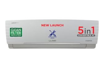 Lloyd 1.5 Ton 3 Star Inverter Split AC (5 in 1 Convertible, Cools Even at 52°C, Copper, Anti-Viral + PM 2.5 Filter, White, GLS18I3FWAGC)