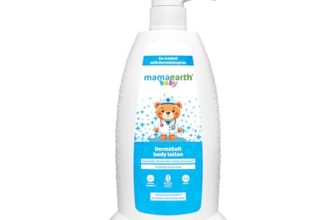 Mamaearth Baby DermaSoft Body Lotion with SensiCareComplex™ for Baby’s Sensitive Skin – 250 ml | Co-created with Dermatologists for Newborns | Enriched with SensiCareComplex™ for Baby’s Sensitive Skin | Safe and Non-irritant formula* | Fragrance-Free
