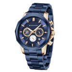 Giordano Multi-Function Analog Watch for Men with Textured Dial, Classic Stainless Steel Strap and Date Function