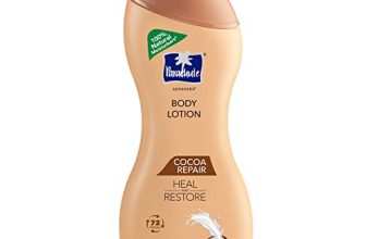 Parachute Advansed Cocoa Repair Body Lotion with Pure Coconut Milk & Cocoa butter, 100% Natural Moisturiser, 225ml