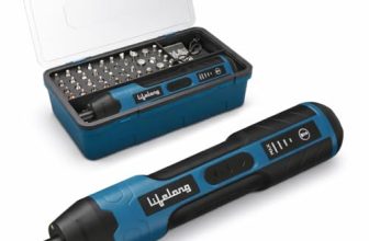 Lifelong 105 Pcs Electric Cordless Screwdriver Kit | Precision Mini Screwdriver | Forward-Reverse Function | Mobile & Laptop Repair Kit | Adjustable Torque | 1600mAh Battery | CR-V Bits | USB-C Cable