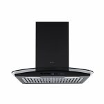 Elica iSMART 5 STAR Performance 60 cm Kitchen Chimney with Inverter Technology and 15 Years Warranty (iSMART GLACE TRIM BF LTW 60 NERO)