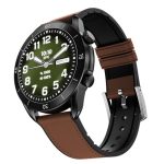 Fire-Boltt Legacy Luxury Round Smart Watch 1.43″ Super AMOLED, Bluetooth Calling, Wireless Charging, Voice Assistant, SPO₂ & Heart Rate Monitor, 110+ Sports Modes, Smart Watch for Men & Women – Brown