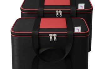 Lazer Pack of 2 Large Moisture Proof Nylon Large Size Organizer with Zippered Closure Underbed Storage Bags For Clothes (54 x 46 x 28 cm)