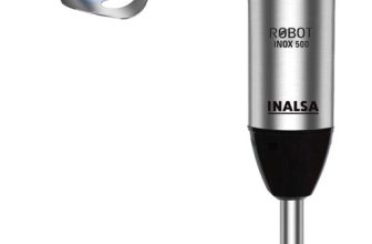 Inalsa 500 W Black/Silver Hand Blender(Robot Inox 500)