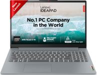 Lenovo Ideapad Slim 3 AMD Ryzen 5 Quad Core – (16 GB/512 GB SSD/Windows 11 Home) 15AMN8 Laptop(15.6 inch, Arctic Grey, 1.62 kg, With MS Office)