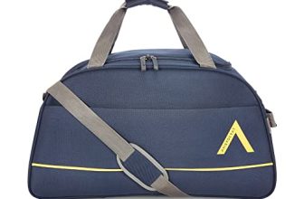 Aristocrat Cadet 52Cm Polyester Cabin Luggage Navy Blue Duffle Bag, 28 Cms