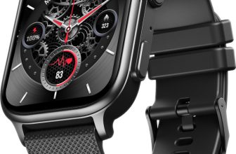 boAt Storm Infinity Max, 20 Days MAXIMUM Battery, 2.01″(5.1cm) Display, AI Nudges Smartwatch(Active Black Strap, Free Size)