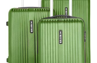 KILLER STRING- Olive Green Cabin & Check-in Set 4 Wheels – 28 inch