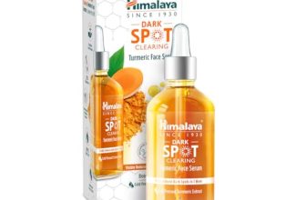 Himalaya Dark Spot Clearing Turmeric Face Serum for glowing skin | with Niacinamide, Glycolic acid & Organically sourced Turmeric | Reduces Dark Spots from Day 7 for Glowing skin | 30ml