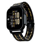 Vibez by Lifelong Premium Luxury New Launch Smart Watch for Men – 60 Day Battery 950mAH – 2.02 Ultra HD Display & 900 NITS Men’s Smartwatch – Stainless Steel Dial & BT Calling (Pacific,Black)