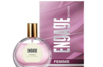 Engage Femme Eau De Parfum for Her 50ml, Citrus & Floral Scent, Premium Fragrance, Premium Long-Lasting Perfume, Skin-Friendly, Ideal Gift for Women