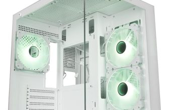 Zebronics Cube Gaming PC Cabinet, 240mm Radiator Support, mATX/ITX Compatibility, 270° Tempered Glass, Magnetic Dust Filter, Bottom PSU Mount, Clean Dual Chamber Layout (Mercury 15, White)