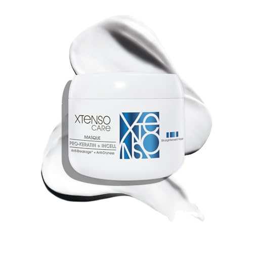 L’Oréal Professionnel Xtenso Care Masque for Frizz-Free, Smooth & Manageable Hair 196gms | Enriched with Pro Keratin & Incell | For Men & Women | Unruly, Unmanageable Hair