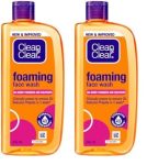 Clean & Clear Foaming Facewash for Oily Skin, Brown, 240ml (Pack of 2)