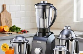 USHA TurboX Ultra Fine Grinding 100% Copper Motor 1200 W Mixer Grinder(TurboX 1200WT | 4 Jars | Black)