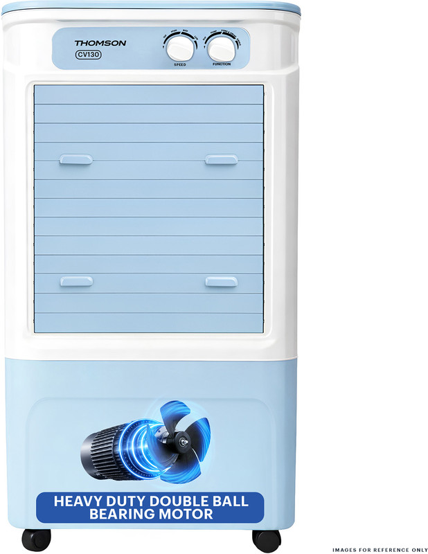 Thomson 130 L Desert Air Cooler With Chill Vault Technology for Instant Cooling(Ice Blue & White, CV130)