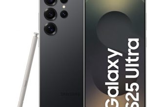 Samsung Galaxy S25 Ultra 5G AI Smartphone (Titanium Black, 12GB RAM, 256GB Storage), 200MP Camera, S Pen Included, Long Battery Life