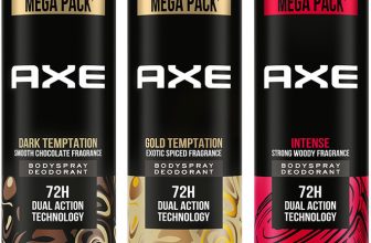 AXE Gold Temptation, Dark Temptation and Intense Deodorant Spray  –  For Men(645 ml, Pack of 3)