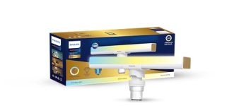 Philips 10W B22 LED T-Bulb | 3 Colors in 1 LED Bulb | Scene Switch T-Bulb for Home & Decoration | Color: Tunable White | Pack of 1 | Gold Perform Series
