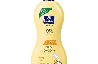 Parachute Advansed Soft Touch Body Lotion for Women & Men, All Skin types, 600ml | Pure Coconut Milk & Honey, 100% Natural, 72h Moisturisation