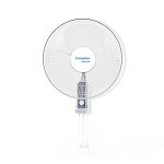 Crompton Wave Plus 400 mm wall Fan | Adjustable Height | Smooth Oscillation | Superior Air Delivery | 2 Year Warranty | White
