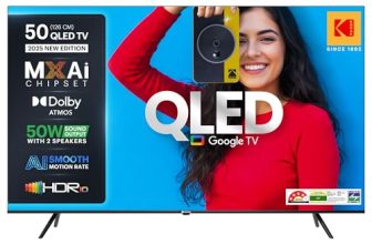 Kodak 126 cm (50 inches) Matrix Series UHD 4K QLED Google TV 50ST5015