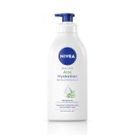 NIVEA Aloe Hydration Body Lotion 600 ml | 72 H Moisturization | Refreshing | Non Sticky Feel | With Goodness of Aloe Vera For Instant Hydrating In Summer | For Men & Women