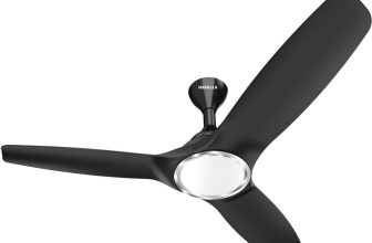 HAVELLS STEALTH UNDERLIGHT with 24 Months Warranty Underlight 1250 mm Ceiling Fan(M. BLACK | Pack of 1)