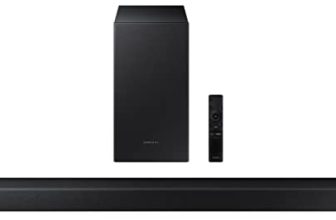 Samsung 150 W Dolby Digital Bluetooth Soundbar (HW-T42E/XL, Black, 2.1 Channel)
