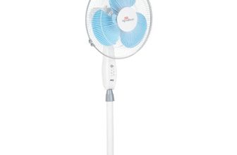 RR Signature 400 MM Zello Normal Speed Pedestal Fan I Stand Fan For Home (2 Year Manufacturer Warranty)
