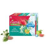 Fiama Gel Bathing Bar Fresh Celebration pack, with 3 Unique Gel Bars, with Skin Conditioners for Moisturized Skin, 375g (125g – Pack of 3), Soap for Women & Men, For All Skin Types