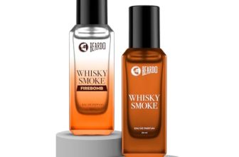 Beardo Fire & Smoke Edition Perfume Combo for Men- Whiskey Smoke & Firebomb (20ml x 2) | Long Lasting Fragrance | Long Lasting Perfume for Men | Gift for Men | Gift for Friend