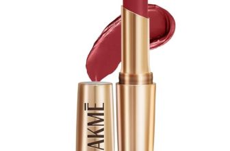Lakme Powerplay Priming Matte Lipstick, Smooth Matte Finish, Lightweight Lipstick, Smudgeproof, Lasts 16hrs, Hydrates Lips, Cherry Chic, 3.6g