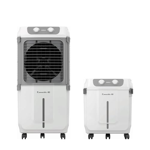 Bajaj DMH 90 Neo 90L Desert Air Cooler for Home|For Larger Room|Anti-Bacterial Honeycomb Cooling Pad|High-Speed|Ice Chamber|90Ft Air Throw|3-Speed Control|3 Year Comprehensive Product Warranty|White