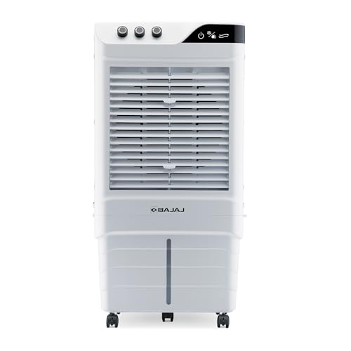 Havells 2-in-1 Convertible 80 L Desert Air Cooler for room| Dual functionality & easy storing| Can be used as side table| 5 Leaf Metal Blade Fan| Powerful Air-Delivery| Bacteria shield honeycomb pads