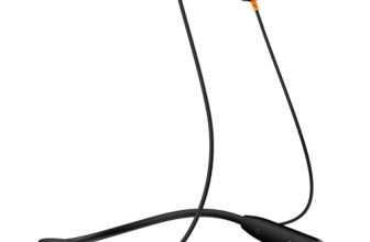 Noise Newly Launched Airwave Bluetooth in Ear Neckband with 50H of Playtime, 3 EQ Modes, ENC for Calling, Low Latency(Upto 50ms), 10mm Driver, BT v5.3(Jet Black)