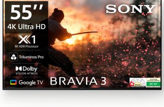 SONY Bravia 3 138.8 cm (55 inch) Ultra HD (4K) LED Smart Google TV with Dolby Vision| Dolby Atmos | Feature for Playstation 5(K-55S30B)
