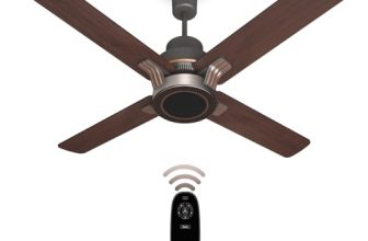 Havells 1320Mm Florette Bldc Motor Ceiling Fan|Remote Controlled, High Air Delivery Fan|5 Stars Rated, Upto 60% Energy Saving, 2 Year Warranty|(Pack Of 1, Smoke Brown Wood)