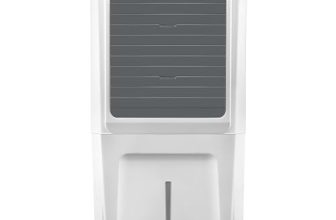 Orient Electric Durachill 40 L Portable Air Cooler For Home | Densenest Honeycomb Pads |More Air Delivery | Fully Collapsible Louvers |Inverter Compatible | 1 Year Warranty by Orient | White & Grey