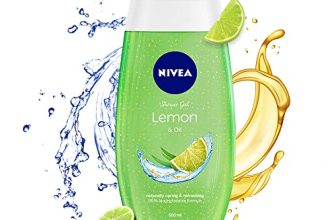 NIVEA Lemon and oil 500ml Body Wash| Shower Gel with Scent of Lemon and Care Oil | Pure Glycerin for Instant Soft & Summer Fresh Skin|Microplastic Free |Clean, Healthy & Moisturized Skin