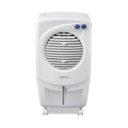 Bajaj PX25 Torque Air Cooler For Room 24L|Mini Air Cooler For Home|Anti-Bacterial Honeycomb Cooling Pads|16Ft Air Throw|High Speed Fan|Inverter Compatible|3 Yrs Comprehensive Product Warranty|White