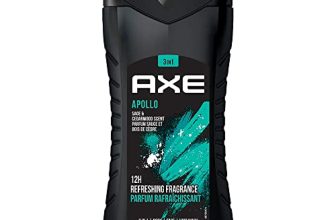 Axe Apollo 3 In 1 Body, Face & Hair Wash for Men, Long-Lasting Refreshing Sage & Cedarwood Fragrance for Up To 12hrs, Natural Origin Ingredients, No Parabens, Dermatologically Tested, 250ml