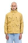 SNITCH Men Casual Jacket | Relaxed Fit High Neck Full Sleeve Solid Pattern | 100% Polyester Durable & Comfortable Machine Washable Jacket |Mustard Yellow, XL